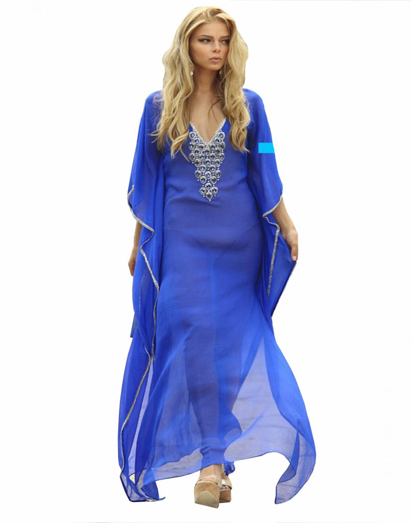 royal blue beach dress