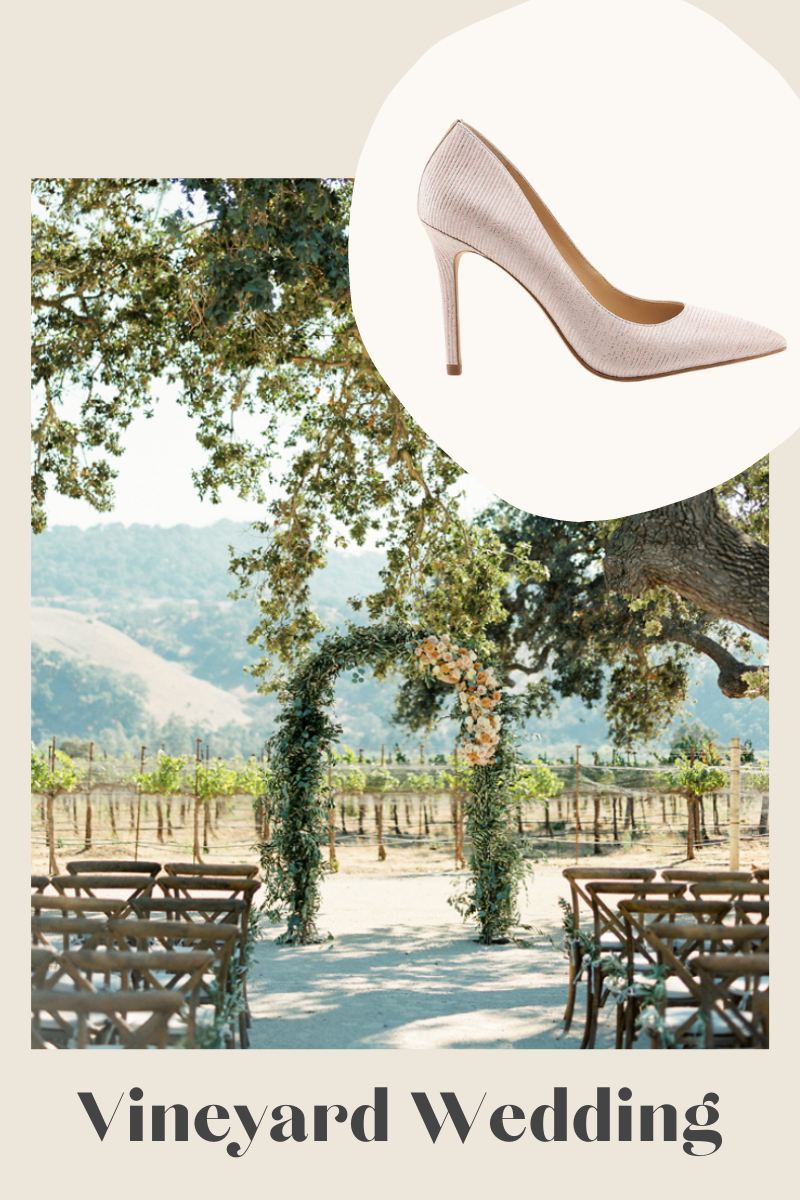 Botkier wedding shoes vineyard wedding