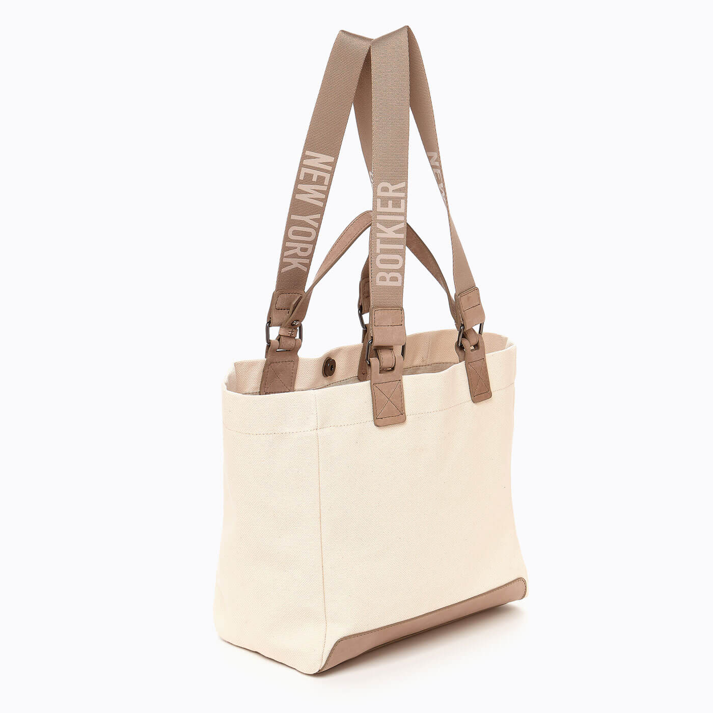 Bedford Canvas Tote (GREIGE) - Designer leather Handbags | Botkier New York