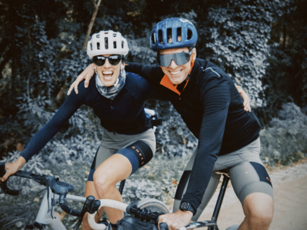 Sami Sauri and David Millar on Gravel Bikes