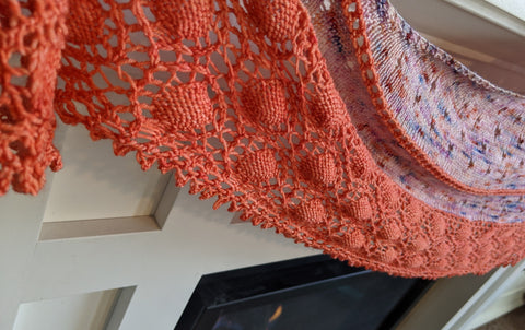 Oyster Shawl by Ambah O'Brien