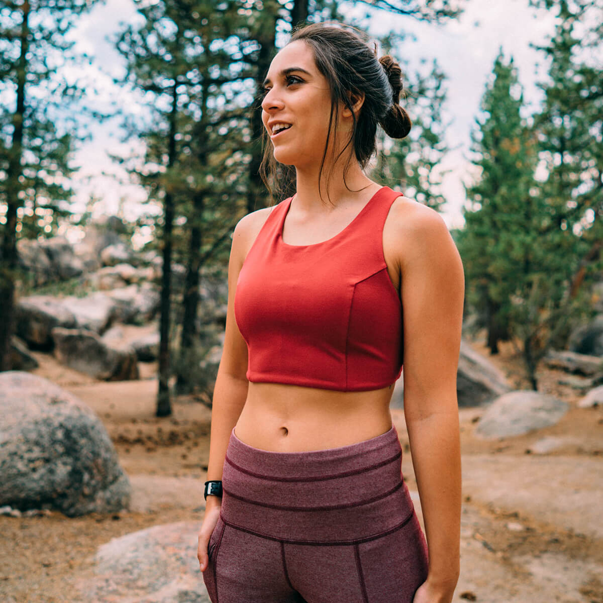 north face free motion bra