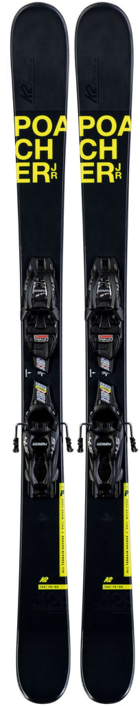 K2 Poacher JR Skis w/ 4.5 FDT Bindings 2020 - Kid's