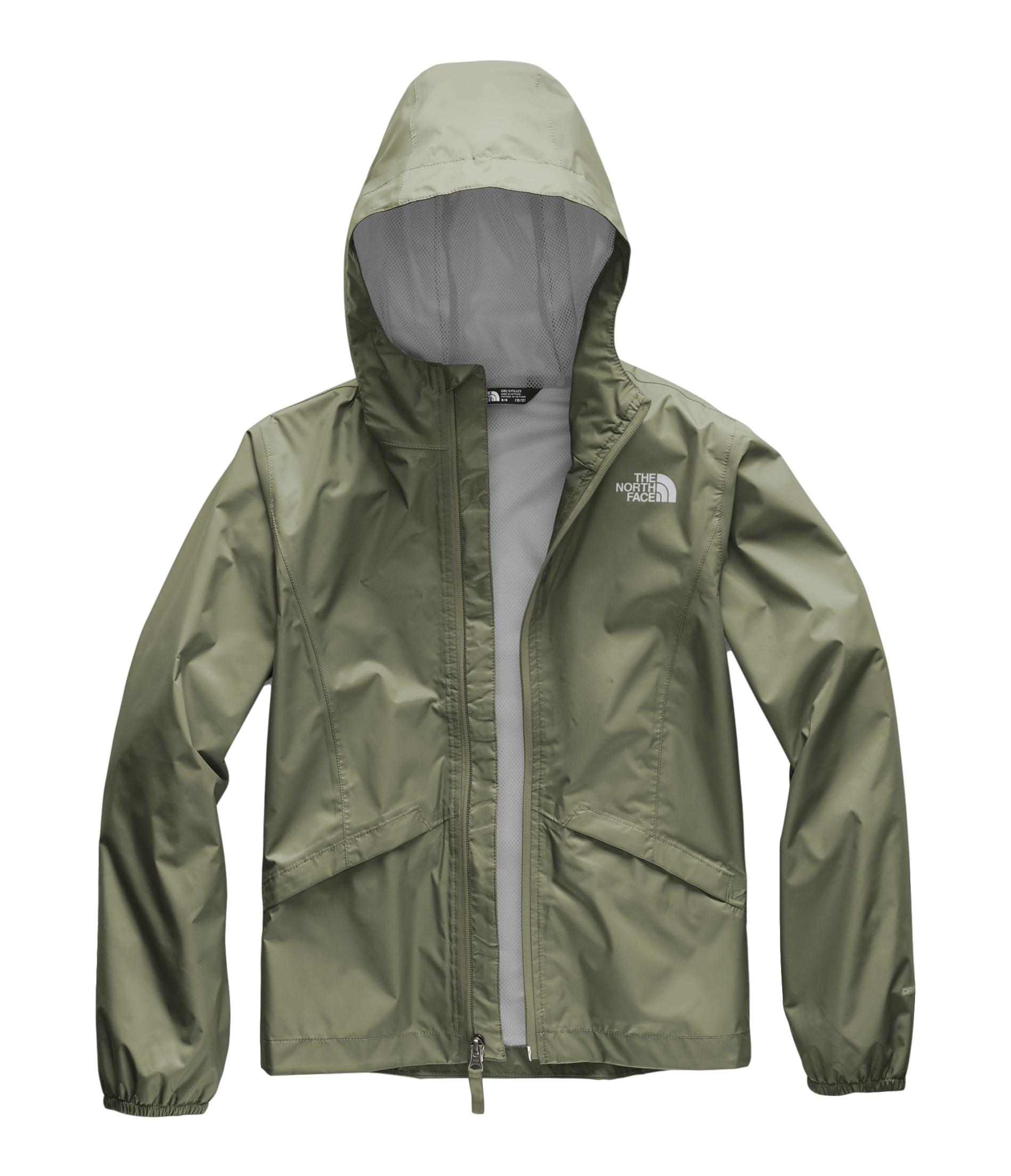 north face zipline rain jacket girls