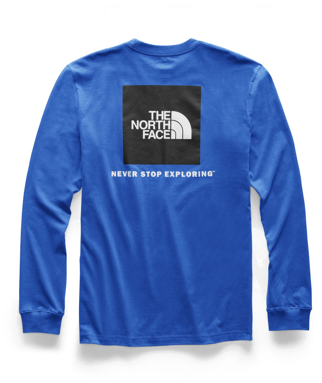 north face never stop exploring long sleeve t shirt