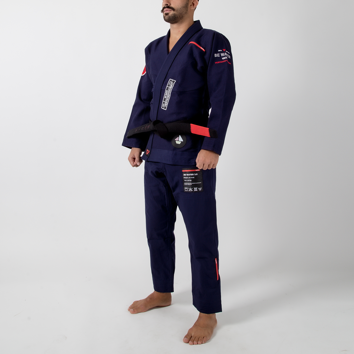 VHTS Be Water Kimono - Navy | Fighters Market