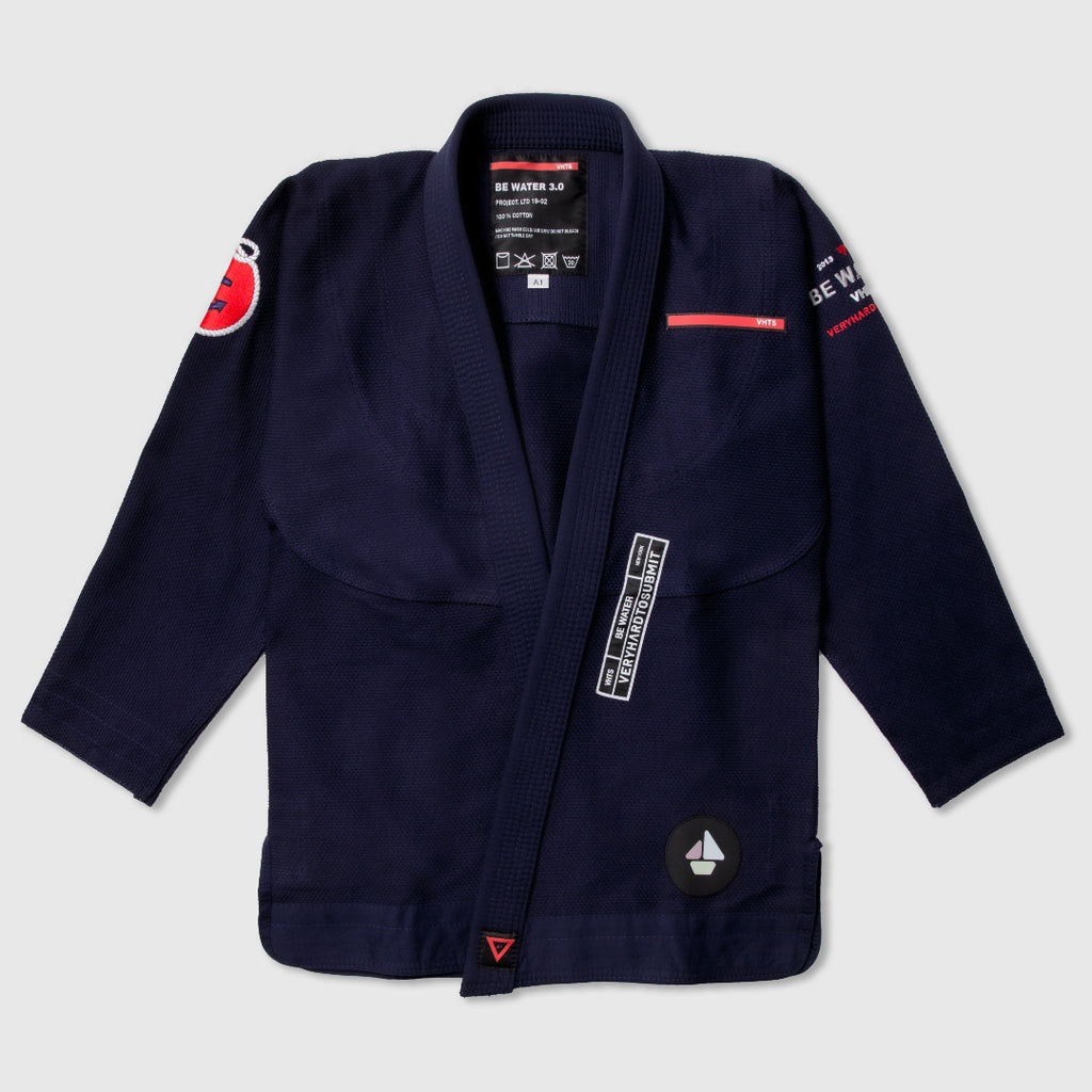 VHTS Be Water Kimono - Navy -