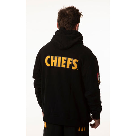 Chiefs & Waikato Draught Pullover Hoodie - Black