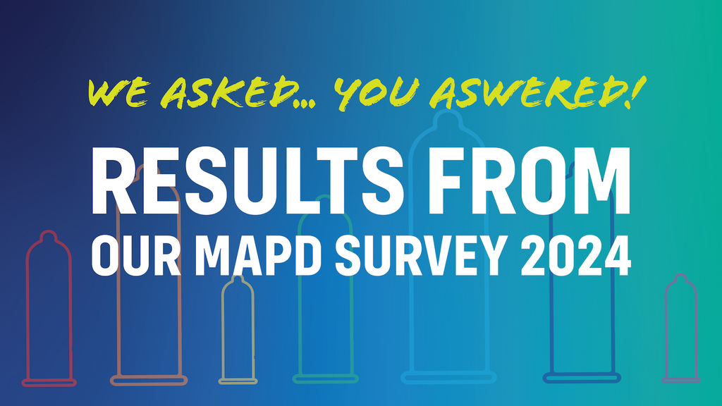 We asked our MyONE fans, and they responded to a survey. Image says RESULTS FROM OUR MEASURE A PENIS DAY SURVEY 2024