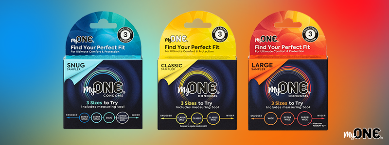 MyONE Perfect Fit Condoms Snug, Classic, Large Samplers