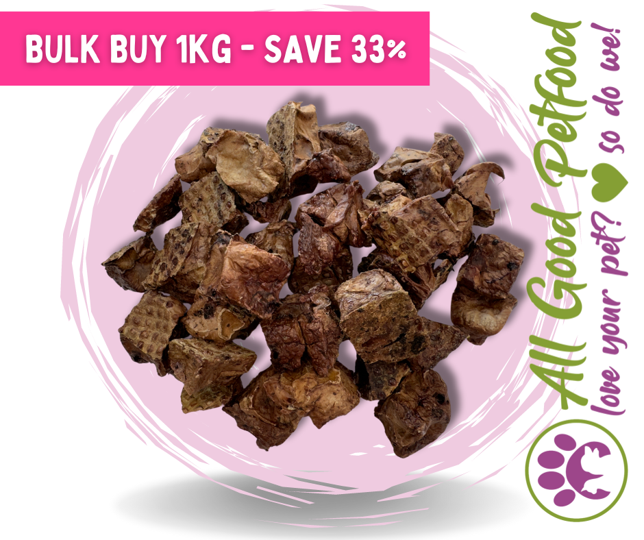 Image of BULK 1kg Natura Lamb Lung Marshmallows Cubed**NEW! - SAVE 33%!!