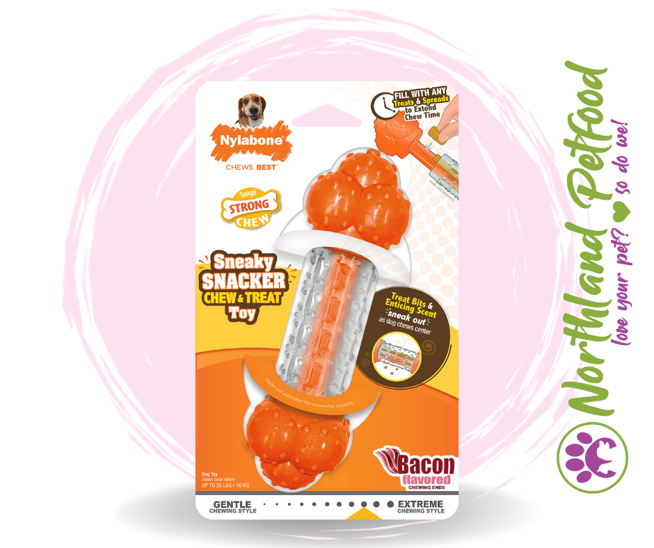 Image of SALE 10% OFF - Nylabone Snealy Snacker Treat & Chew Toys