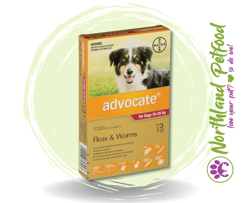 Image of Advocate for Large Dogs 10kg - 25kg - 3 Pack