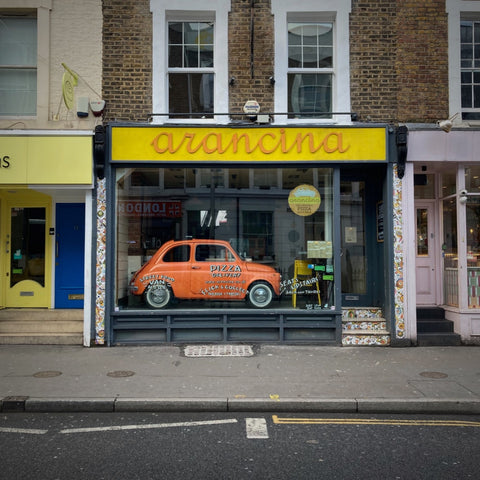 Arancina Italian Pizzeria in Notting Hill, London (LEO Design)