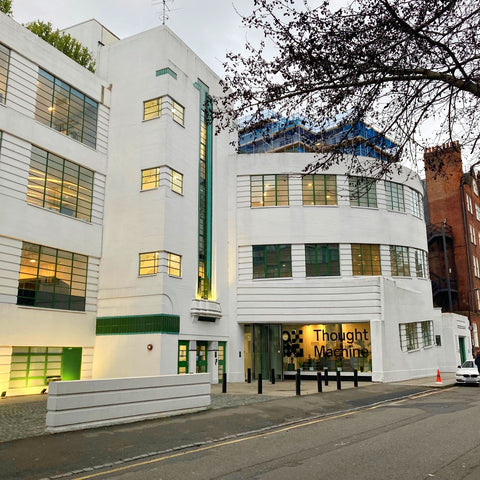Art Deco Daimler Garage Repurposed as Offices for McCann Erickson Advertising Agency London (LEO Design)