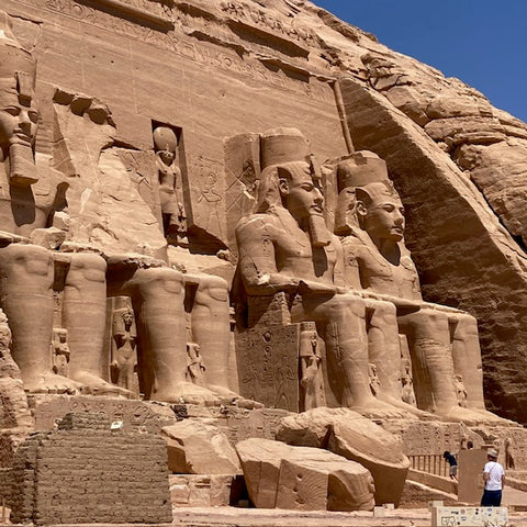 Bob Standing Before the Temple of Rameses II in Abu Simbel, Egypt (LEO Design)