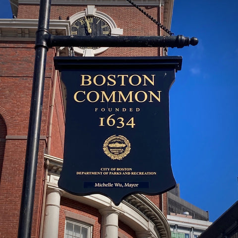 Park Sign for Boston Common, Boston, Massachusetts (LEO Design)