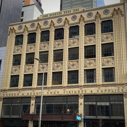 Art Deco Façade of The Buerger Brothers Building in Denver, Colorado (LEO Design)