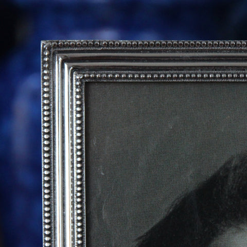 Cast Pewter Photo Frame (Detail) with "Double Beaded" Border (LEO Design)
