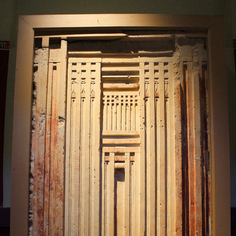 Egyptian Carved Limestone False Door in the Egyptian Museum, Cairo (LEO Design)