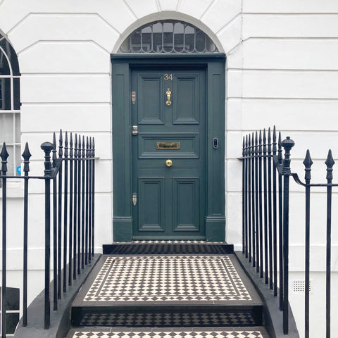 A Handsome Doorway to a Georgian Townhouse, Islington, London (LEO Design)