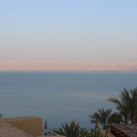 Looking Across the Dead Sea from Jordan to Israel (LEO Design)