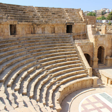 The North Theatre at the Ancient Roman City of Jerash, Jordan (LEO Design)