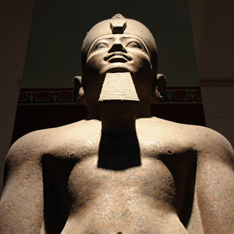 King Senwosret Greets Visitors at the Egyptian Museum, Cairo (LEO Design)