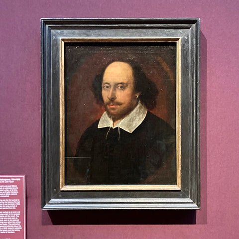 William Shakespeare Possibly by John Taylor at the National Portrait Gallery, London (LEO Design)
