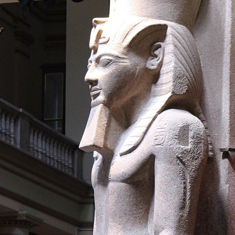 Statue of Ramses II in the Egyptian Museum, Cairo (LEO Design)