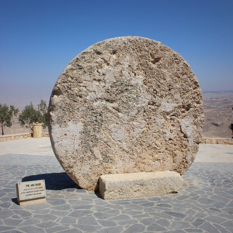 Rolling Stone from a Byzantine Monastery near Mount Nebo, Jordan (LEO Design)