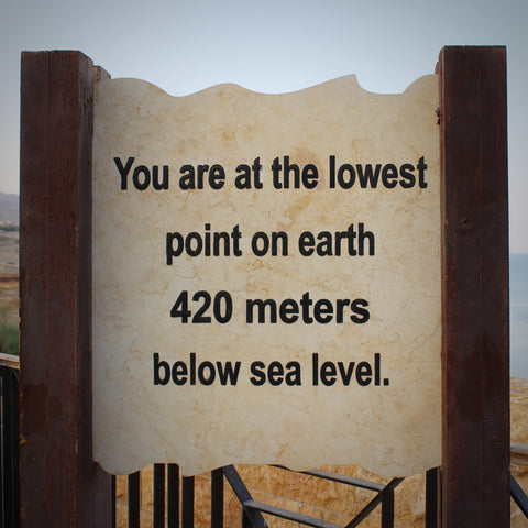Altitude Notification at the Dead Sea, Jordan (LEO Design)