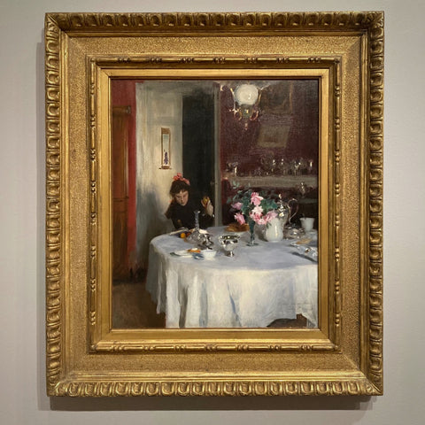 The Breakfast Table by John Singer Sargent in the Harvard Fogg Art Museum, Cambridge, Massachusetts (LEO Design)