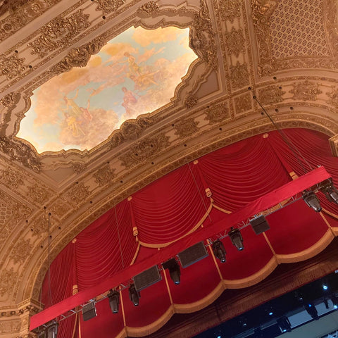 House Curtain and Gilded Ceiling in the Boston Opera House (LEO Design)