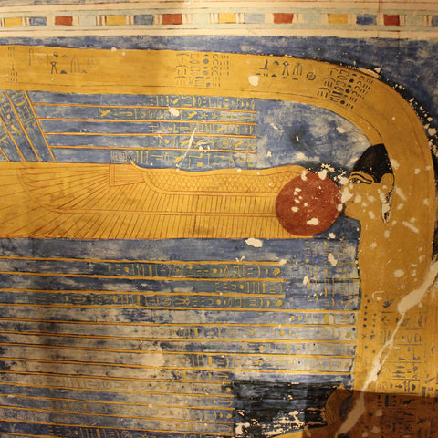 Goddess Nut on the Ceiling of the Tomb of Rameses IV, Valley of the Kings, Luxor, Egypt (LEO Design)
