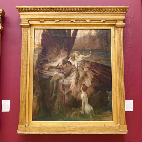 The Lament for Icarus by Herbert Draper in the Tate Britain, Westminster, London (LEO Design)