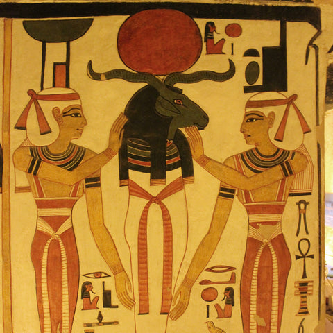 Wall Painting in the Tomb of Queen Nefertari, Valley of the Queens, Luxor, Egypt (LEO Design)