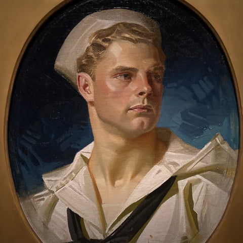 Handsome World War I American Sailor by J. C. Leyendecker, 1918 (LEO Design)