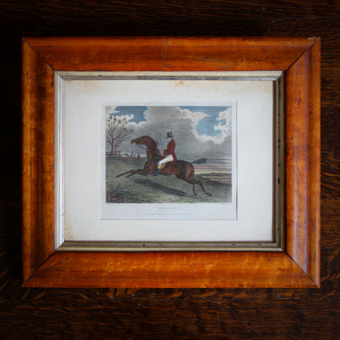 Hand-Tinted 1831 Etching of "Rob Roy" after George Henry Laporte (LEO Design)