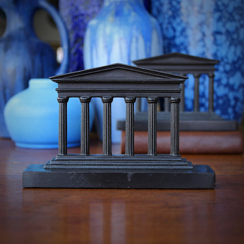 Neo-Classical Temple of Concordia Bookends by Bradley & Hubbard (LEO Design)