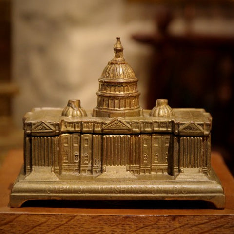 Cast Spelter Capitol Trinket Box (LEO Design)