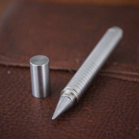 Metal Alloy Tipped Inkless Pen with Magnetic Cap (LEO Design)