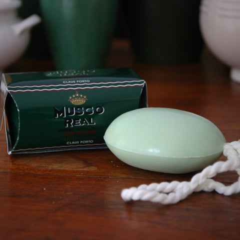 Portuguese Musgo Real ("Royal Moss") Soap-on-a-Rope by Claus Porto (LEO Design)