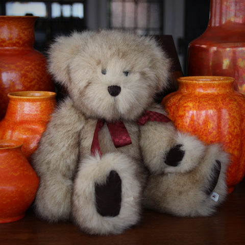 Teddy Bear with Frosted Faux-Mink Fur Coat (LEO Design)