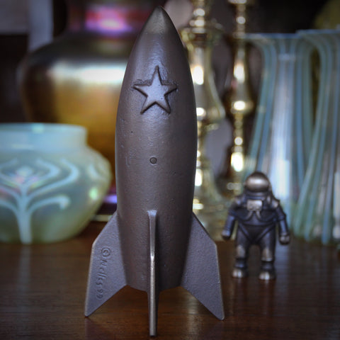 Bronze "Rocket" Bank with Star (LEO Design)