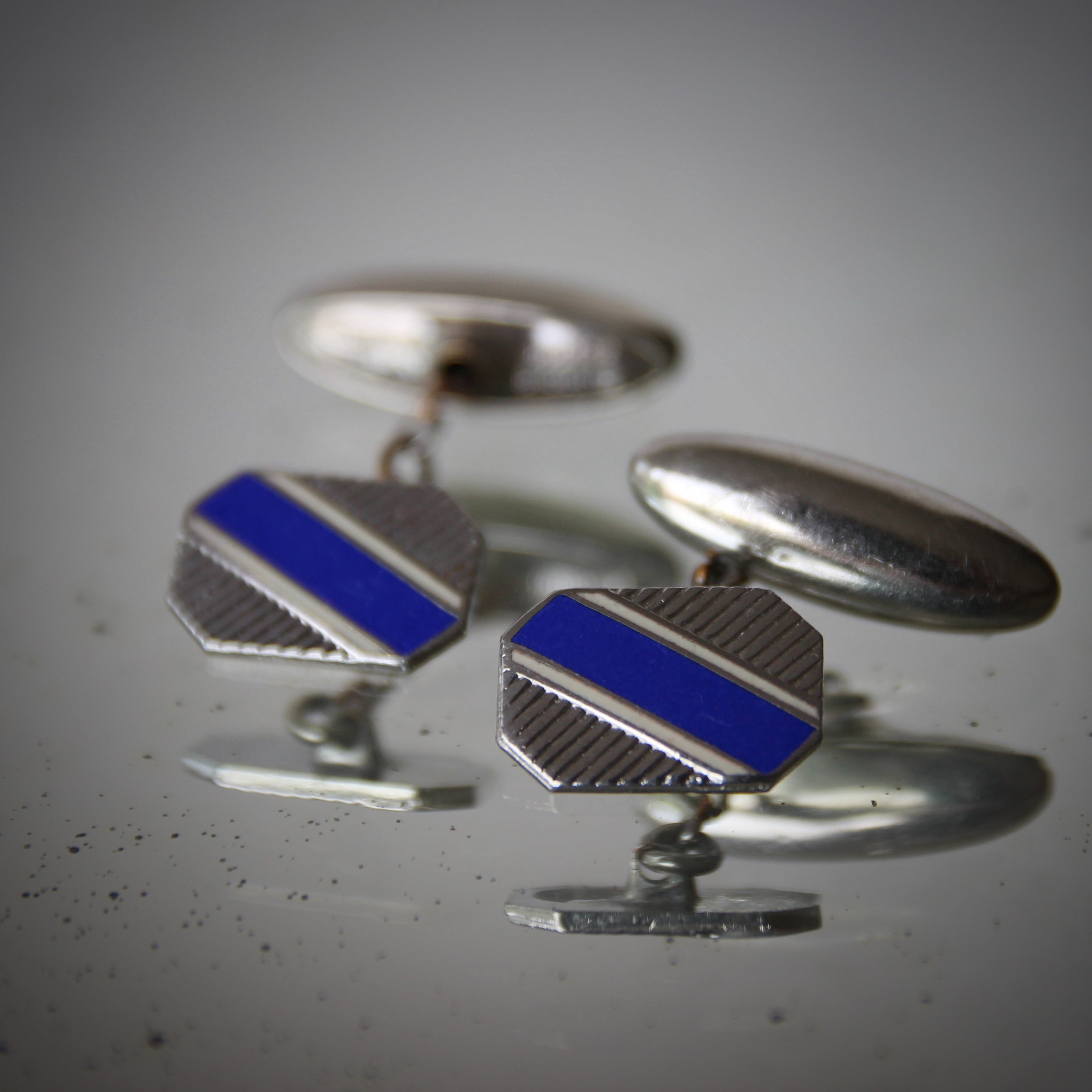 Deco Cufflinks w/ Stretch Mechanism