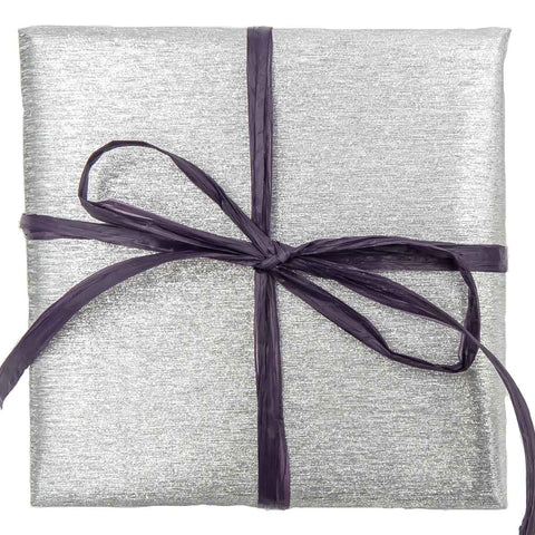 Shimmering Silver Gift Wrap For Handmade Artisan Jewelry