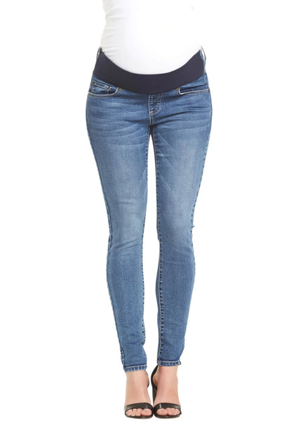 Mums & Bumps Blanqi Maternity Belly Support Skinny Jeans Medium Wash Online  in UAE, Buy at Best Price from  - e45e9ae539065
