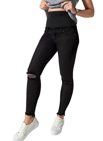 Mums & Bumps Blanqi Postpartum Support Skinny Jeans Light Wash