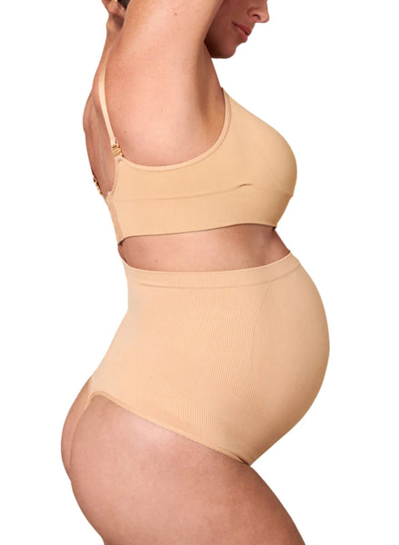 Seamless Maternity Over Belly Support Boyshorts